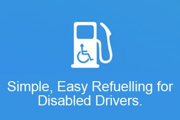 Simple, easy refuelling for disabled drivers now available at A W & D Hammond.