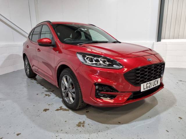 Ford Kuga 2.0 EcoBlue 190 ST-Line First Edition 5dr Auto AWD Hatchback Diesel Lucid Red