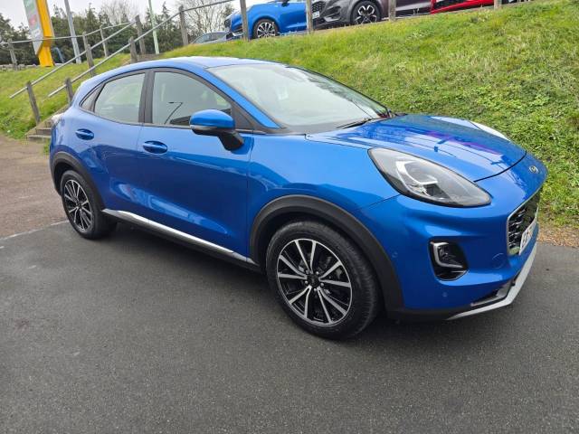 Ford Puma 1.0 EcoBoost Titanium 5dr Auto Hatchback Petrol Desert Island Blue