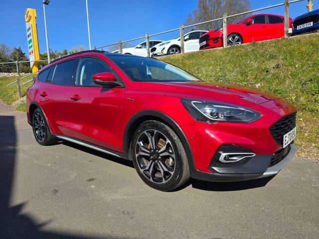 Ford Focus 1.0 EcoBoost Hybrid mHEV 155 Active X Edition 5dr Estate Petrol Fantastic Red