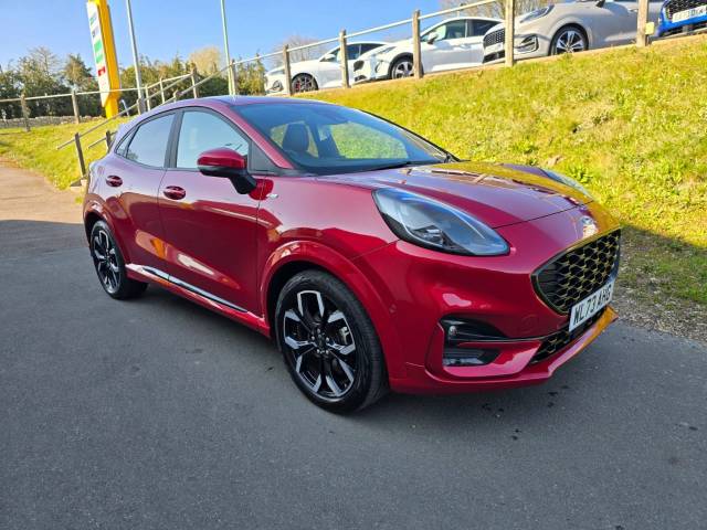 Ford Puma 1.0 EcoBoost Hybrid mHEV ST-Line X 5dr Hatchback Petrol Fantastic Red