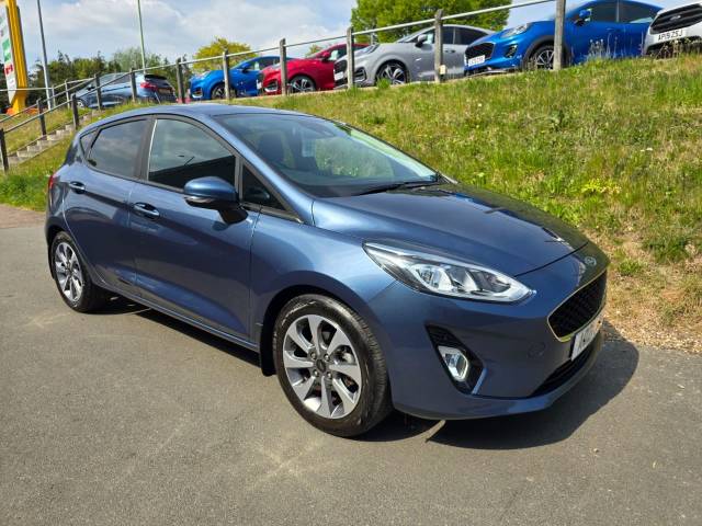 Ford Fiesta 1.0 EcoBoost Hybrid mHEV 125 Trend 5dr Hatchback Petrol Chrome Blue