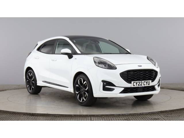 Ford Puma 1.0 EcoBoost Hybrid mHEV 155 ST-Line X 5dr Hatchback Petrol Frozen White