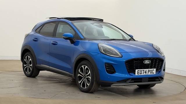 Ford Puma 1.0 EcoBoost Hybrid mHEV Titanium 5dr Hatchback Petrol Desert Island Blue