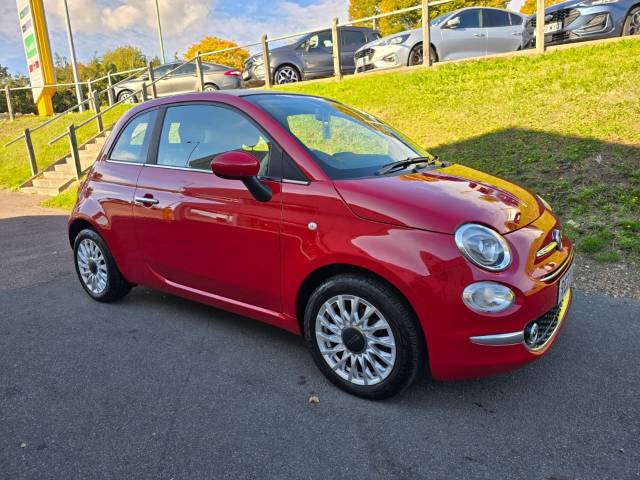 Fiat 500 1.0 Mild Hybrid 2dr Convertible Petrol Cherry Red