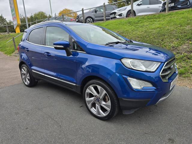 Ford Ecosport 1.0 EcoBoost 125 Titanium 5dr Hatchback Petrol Lightning Blue