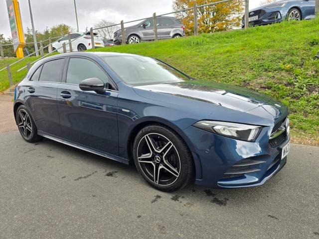 Mercedes-Benz A Class 1.3 A180 AMG Line Executive Edition 5dr Auto Hatchback Petrol Denim Blue
