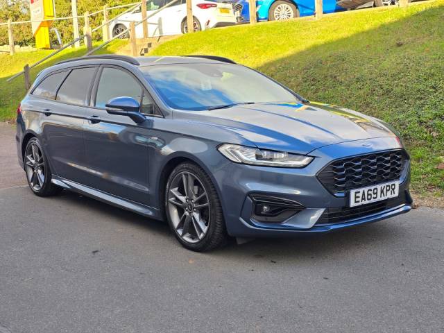 Ford Mondeo 2.0 EcoBlue 190 ST-Line Edition 5dr Powershift Estate Diesel Chrome Blue