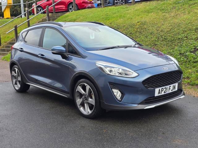 Ford Fiesta 1.0 EcoBoost Hybrid mHEV 125 Active Edition 5dr Hatchback Petrol Chrome Blue
