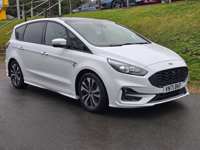 Ford S-MAX 2.5 FHEV 190 ST-Line 5dr CVT MPV Hybrid Frozen White