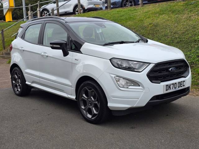 Ford Ecosport 1.0 EcoBoost 140 ST-Line 5dr Hatchback Petrol Frozen White