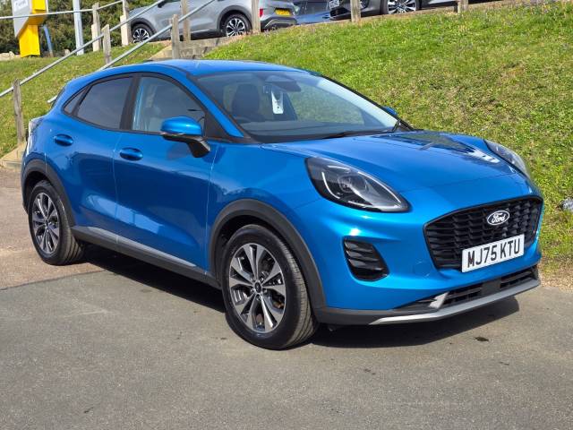 Ford Puma 1.0 EcoBoost Hybrid mHEV Titanium 5dr Hatchback Petrol Digital Aqua Blue