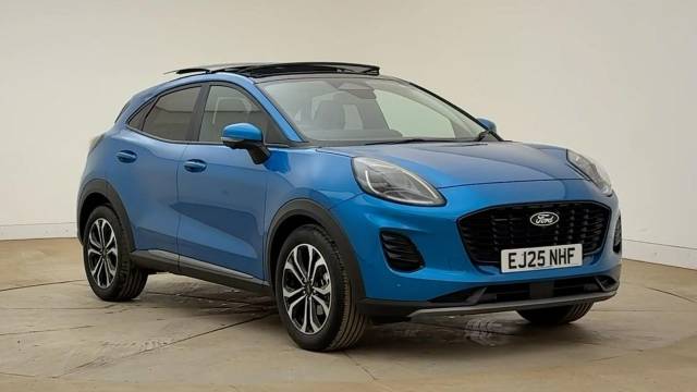 Ford Puma 1.0 EcoBoost Hybrid mHEV Titanium 5dr Hatchback Petrol Desert Island Blue