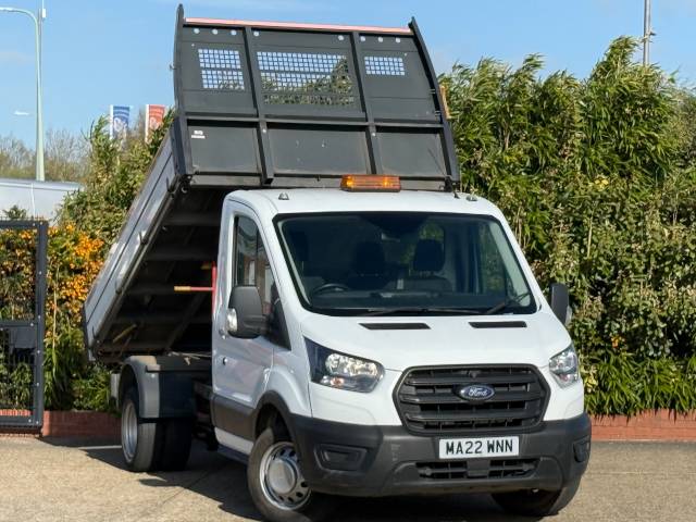 Ford Transit 2.0 EcoBlue 130ps Chassis Cab Tipper Diesel White