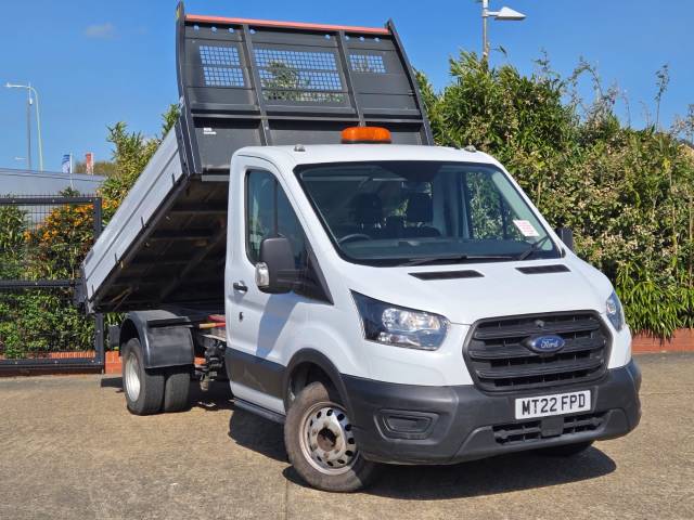Ford Transit 2.0 EcoBlue 130ps Chassis Cab Tipper Diesel White