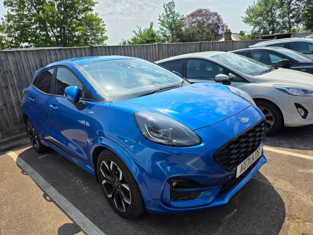 Ford Puma 1.0 EcoBoost Hybrid mHEV 155 ST-Line X 5dr Hatchback Petrol Desert Island Blue