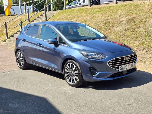 Ford Fiesta 1.0 EcoBoost Hbd mHEV 125 Titanium X 5dr Auto Hatchback Petrol Chrome Blue