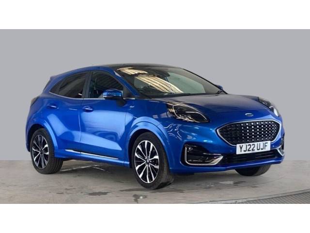 Ford Puma 1.0 EcoBoost Hybrid mHEV ST-Line Vignale 5dr Hatchback Petrol Desert Island Blue