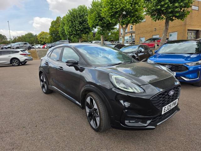 Ford Puma 1.0 EcoBoost Hybrid mHEV ST-Line 5dr DCT Hatchback Hybrid Agate Black