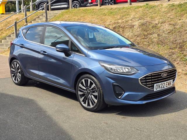 Ford Fiesta 1.0 EcoBoost Hbd mHEV 125 Titanium Vignal 5dr Auto Hatchback Petrol Chrome Blue