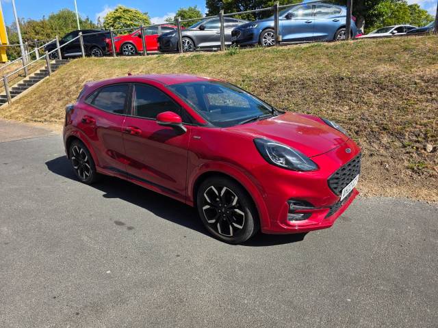 Ford Puma 1.0 EcoBoost Hybrid mHEV ST-Line X 5dr DCT Hatchback Hybrid Fantastic Red
