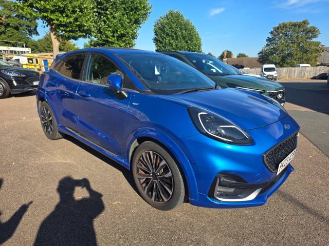 Ford Puma 1.0 EcoBoost Hybr mHEV 155 ST-Line Vignale 5dr DCT Hatchback Petrol Desert Island Blue
