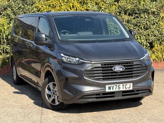 Ford Transit Custom 2.0 EcoBlue 170ps L2 H1 Double Cab Van Limited Auto Panel Van Diesel Grey