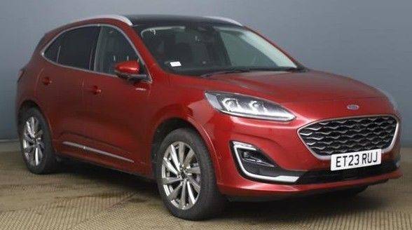 Ford Kuga 2.5 PHEV Vignale 5dr CVT Hatchback Petrol / Electric Hybrid Lucid Red