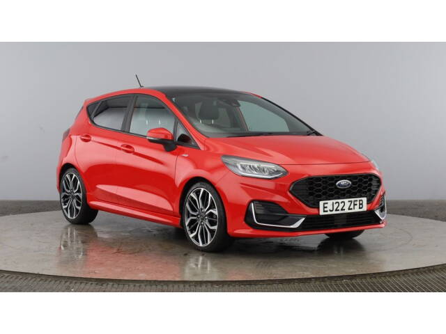 Ford Fiesta 1.0 EcoBoost Hybrid mHEV 125 ST-Line Vignale 5dr Hatchback Petrol Race Red
