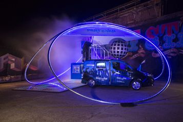 Party on! Nissan turns 100% electric e-NV200 into the ultimate part e-VAN