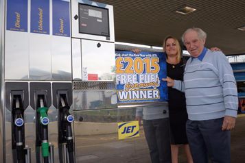 Halesworth resident wins £2015 of fuel in JET’s nationwide competition