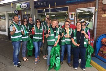 AW & D Hammond clean up the streets of Halesworth