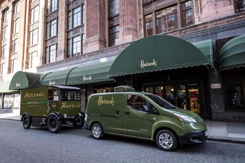 All-Electric Nissan e-NV200 Revolutionises Iconic Harrods Delivery Fleet