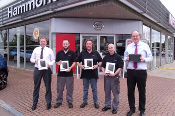 Hammond Nissan Halesworth Celebrate Multiple Successes