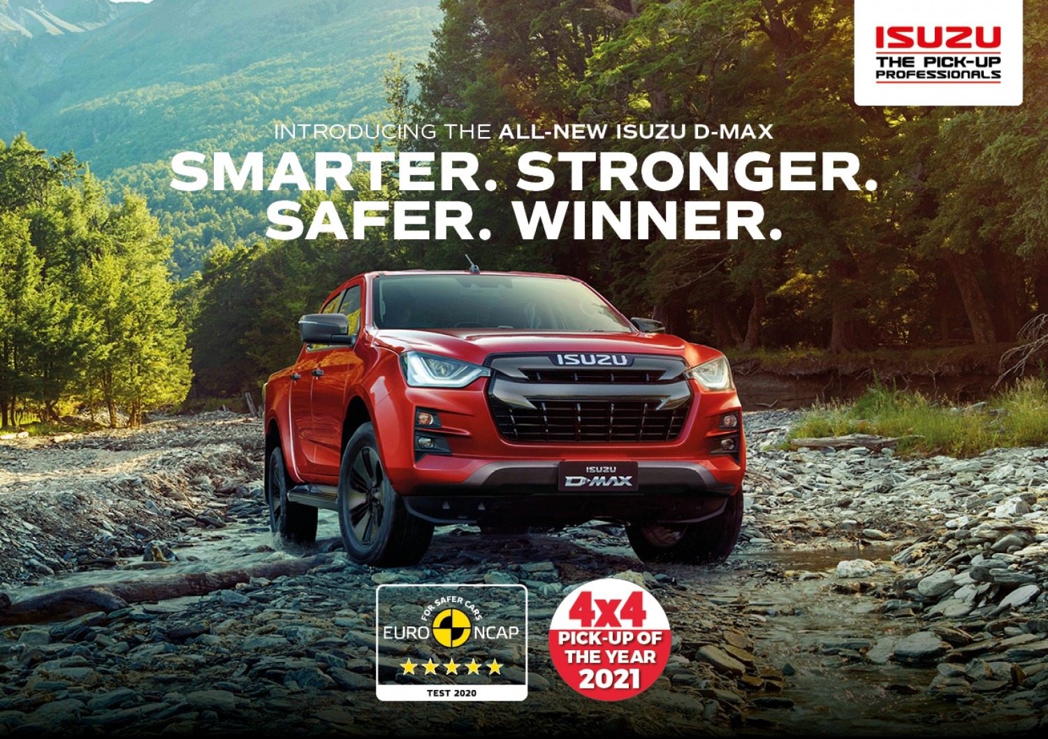 ALL-NEW ISUZU D-MAX CROWNED 2021 PICK-UP OF THE YEAR BY 4X4 MAGAZINE