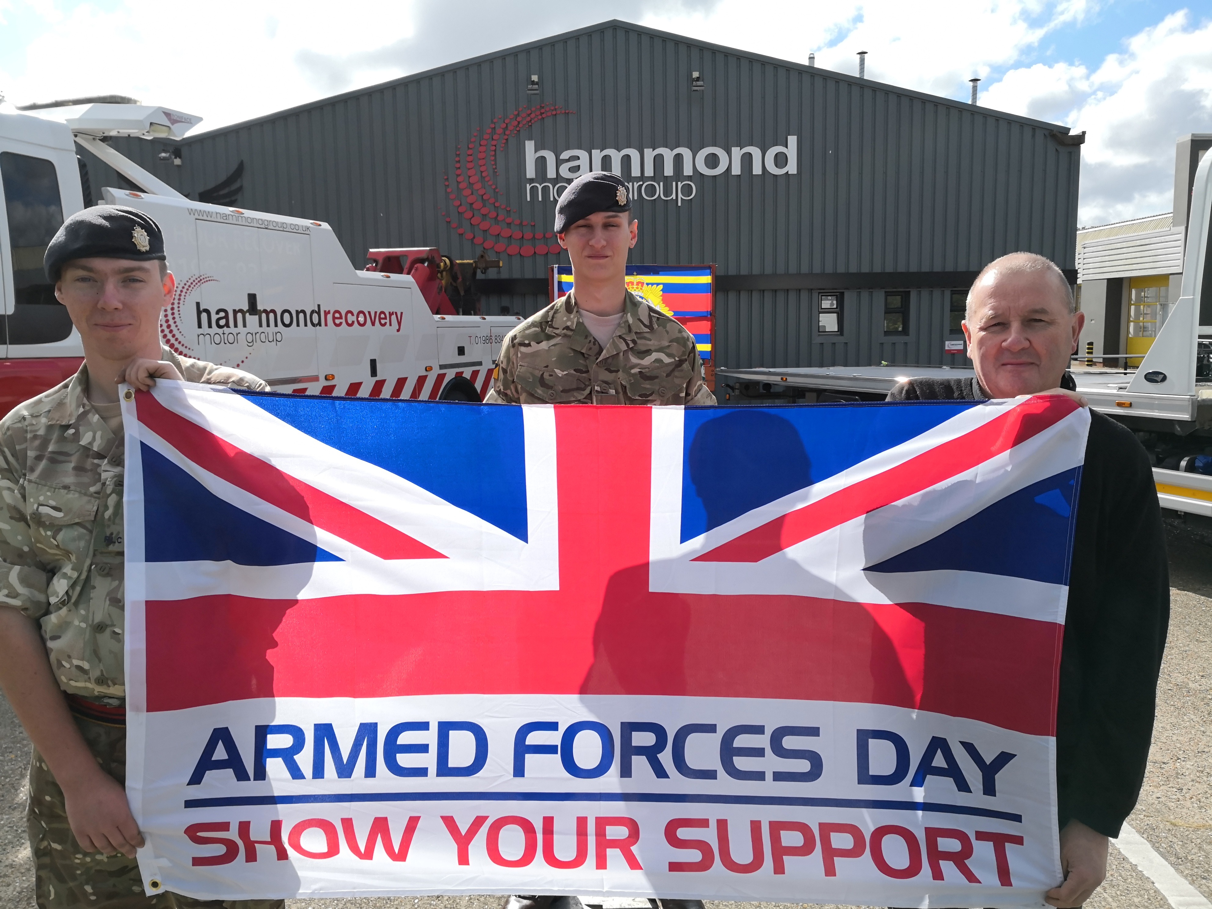 Hammond's Flying the Flag to Support our Armed Forces