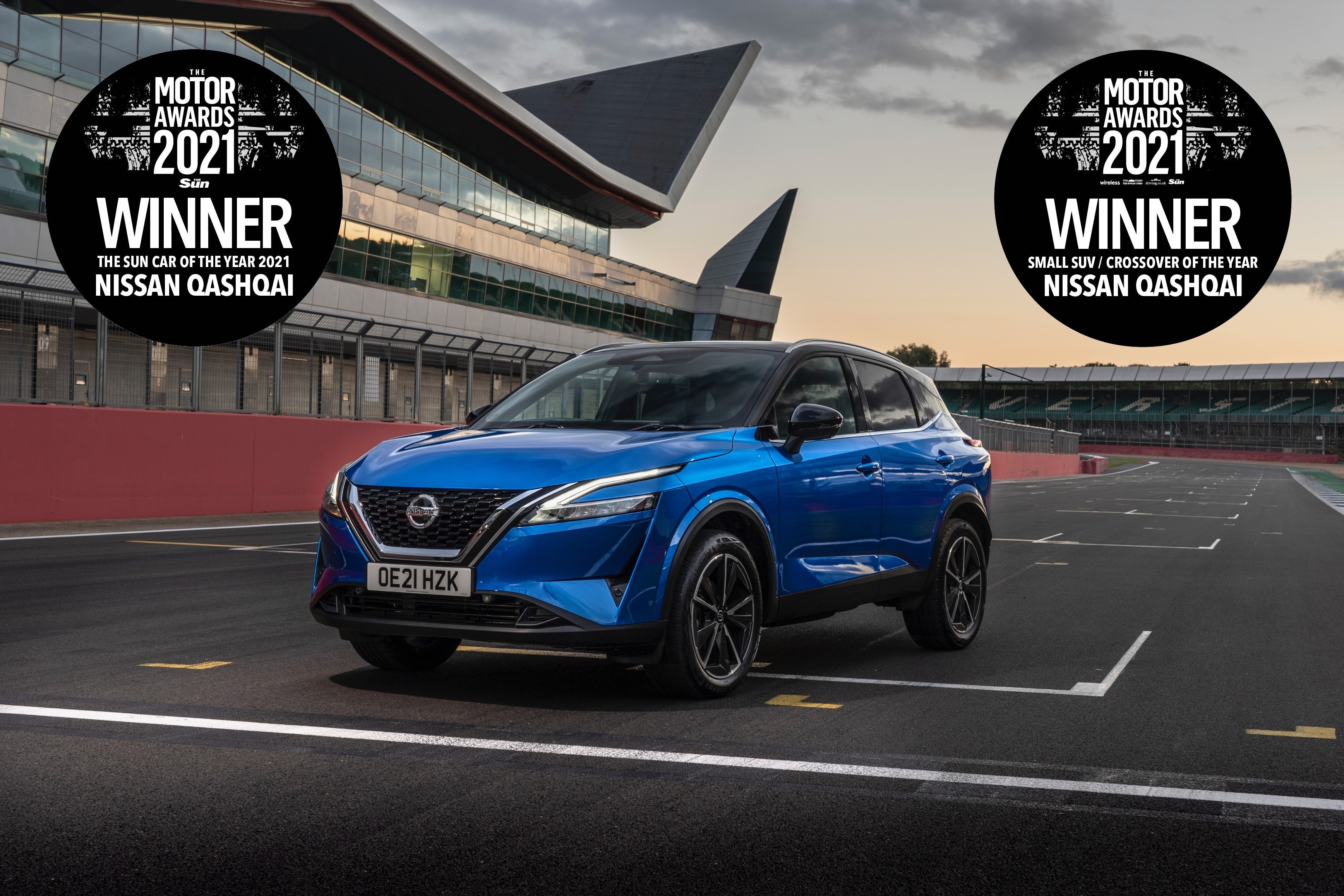 Best of British! An electrified double victory for the All-New Nissan Qashqai at The Motor Awards 2021