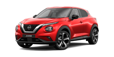 Nissan Juke and New Nissan Juke Hybrid - Fuji Sunset Red