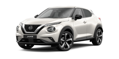 Nissan Juke and New Nissan Juke Hybrid - Storm White