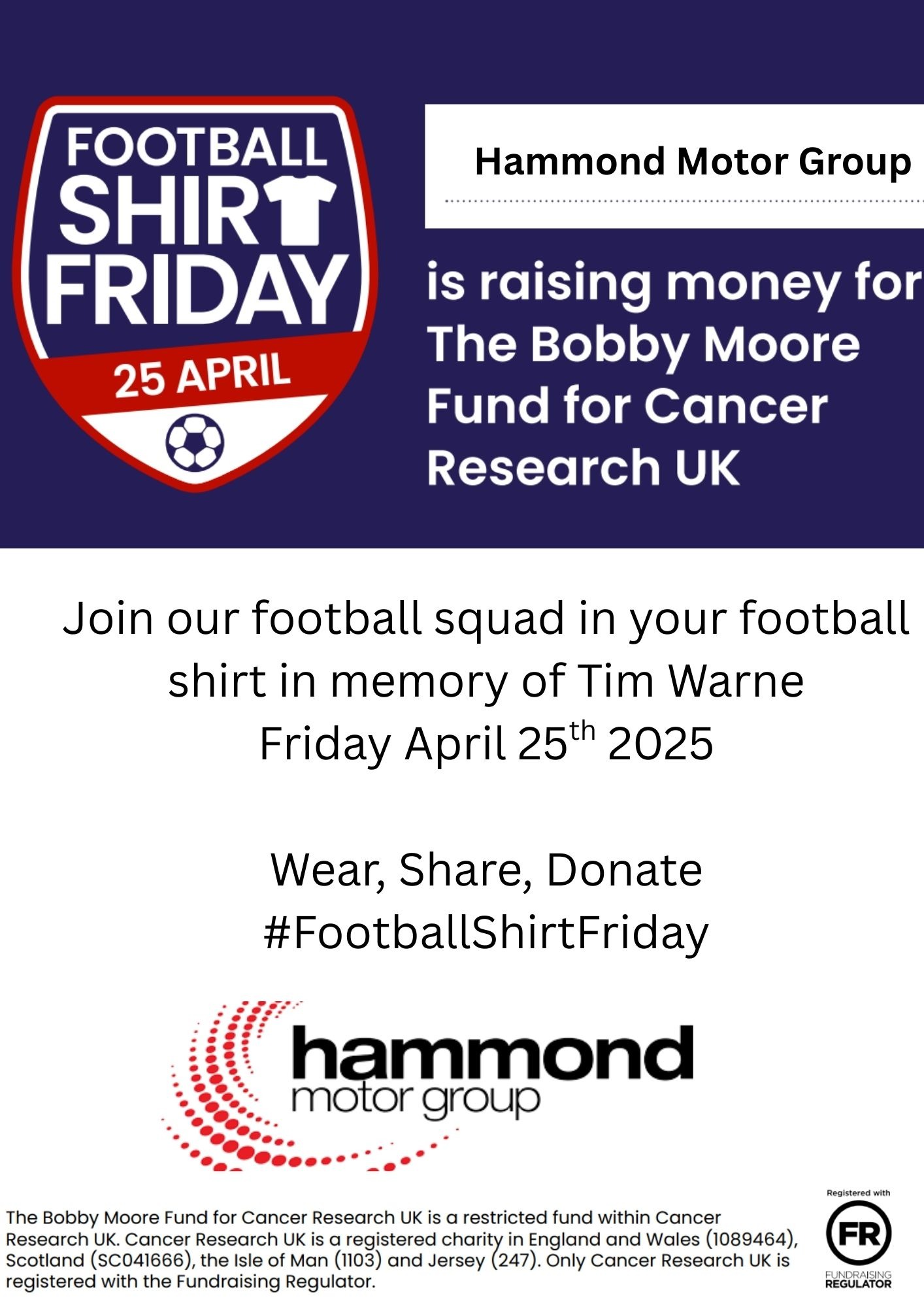 Football Shirt Friday - April 25th