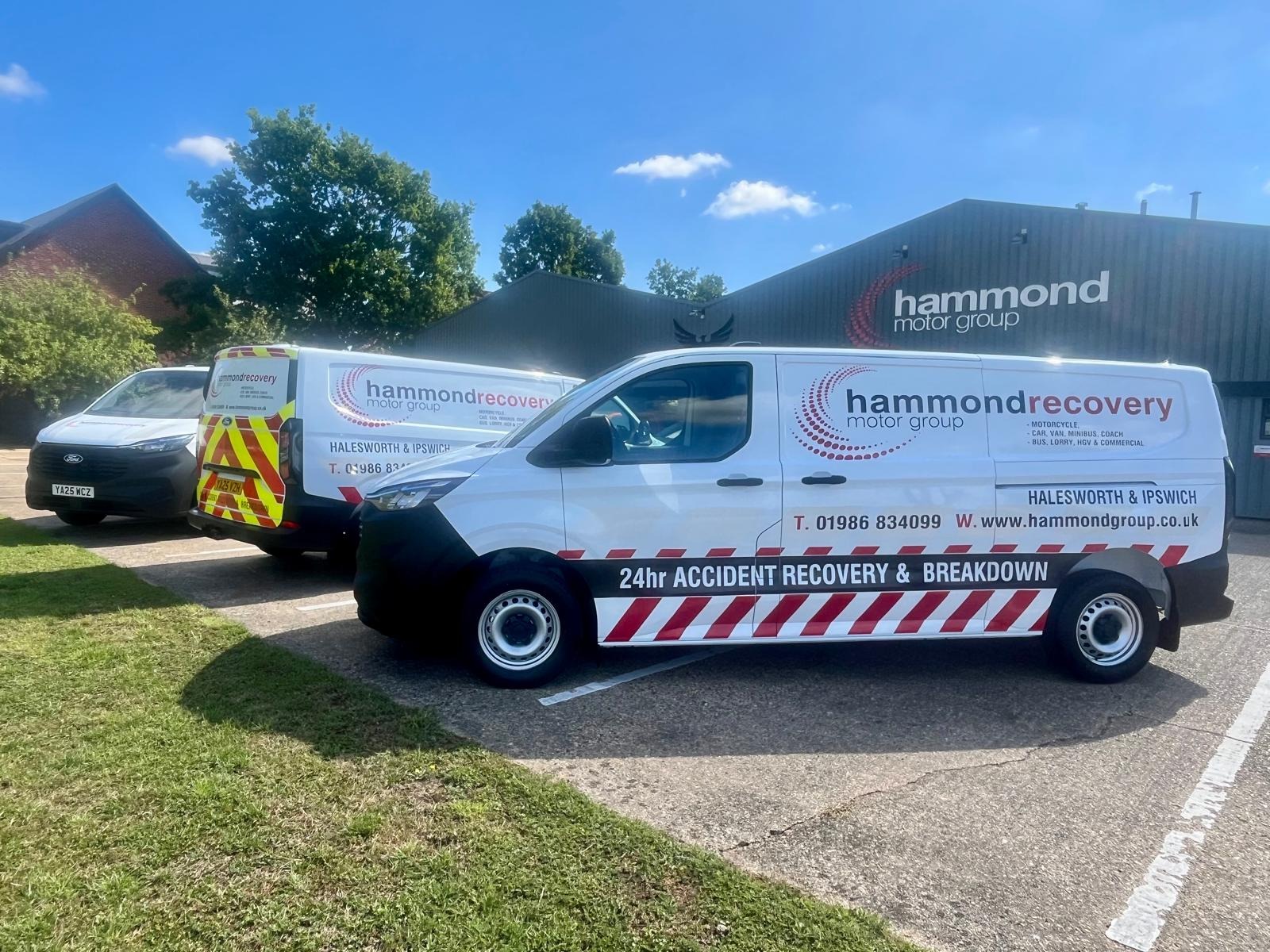 Fleet refresh for our Recovery Service vans.